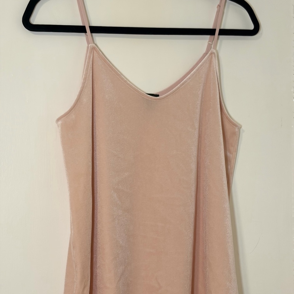 Ann Taylor Blush Velvet Camisole
